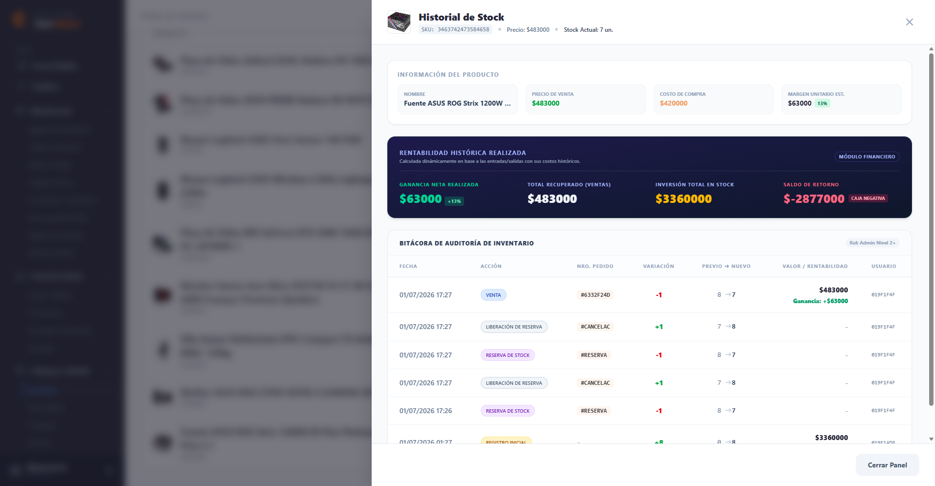 Control Total: Auditoría e Inventario Inteligente screenshot 2